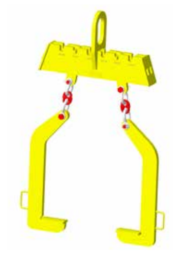 Dual Arm Coil Lifter 40,000 lbs 24-60" Coil Width (24894)