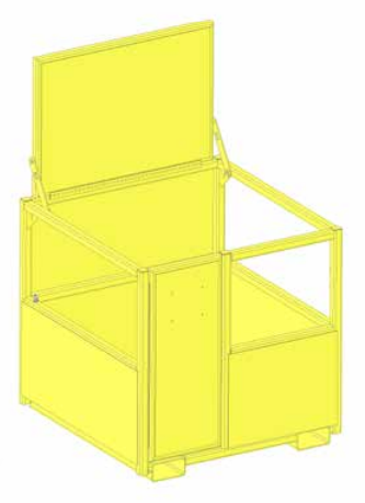 1,000 lbs Fork Personnel Basket (20988)