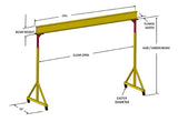 Adjustable Height Gantry Crane 7’-10’ (24931)