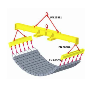 Bottom Chain Sling With Hook 9/32" Single Leg (26305)
