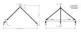 10,000# PLATE LIFTING BEAM 84" WIDTH (14633)
