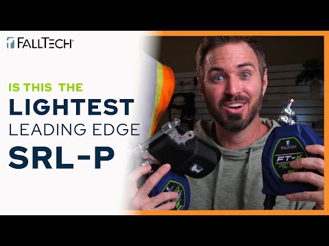 8' FT-X™ EdgeCore™ Class 2 Leading Edge Personal SRL-P, Twin-leg with Aluminum CE Carabiners with SpeedLink™ (84108TP6)