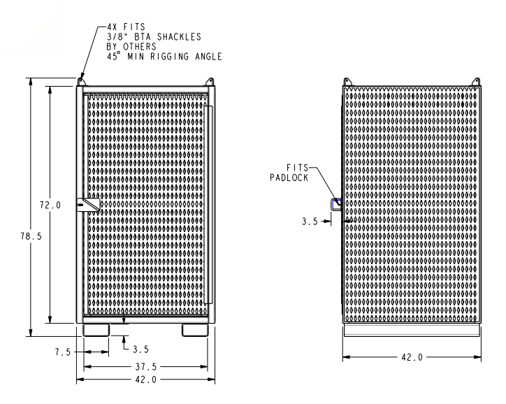 Rigging Cage 2,000 WLL (25188)