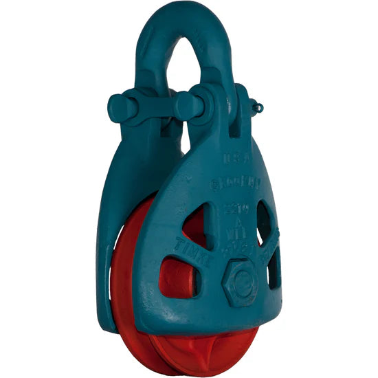 Skookum 2200 Series 27.5 Ton 20" Half Sided Block with SWIVEL SHACKLE