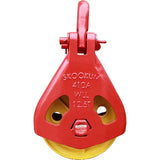 Skookum 400 Series 17.5 Ton 16" Half Sided Block with SWIVEL SHACKLE (416-A-SWSH)