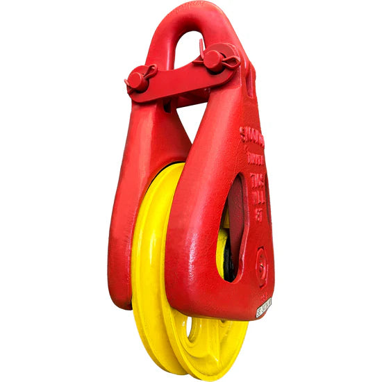 Skookum T Series 17.5 Ton 12" Cast Half Sided Block with SWIVEL SHACKLE