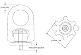 1/2"-13 SPEED BASE® Hoist Ring 2,500 lbs WLL (42002)
