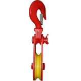 Skookum 8 ton 10" Alloy Snatch Block with SWIVEL HOOK (10" x 8T) (1000151)