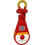 Skookum 8 ton 6" Alloy Snatch Block with SWIVEL SHACKLE (6" x 8T) (1000143)