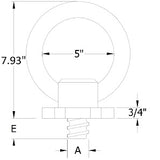 3/4 in UNC Super Eyebolt 4,000 lbs WLL (48631)