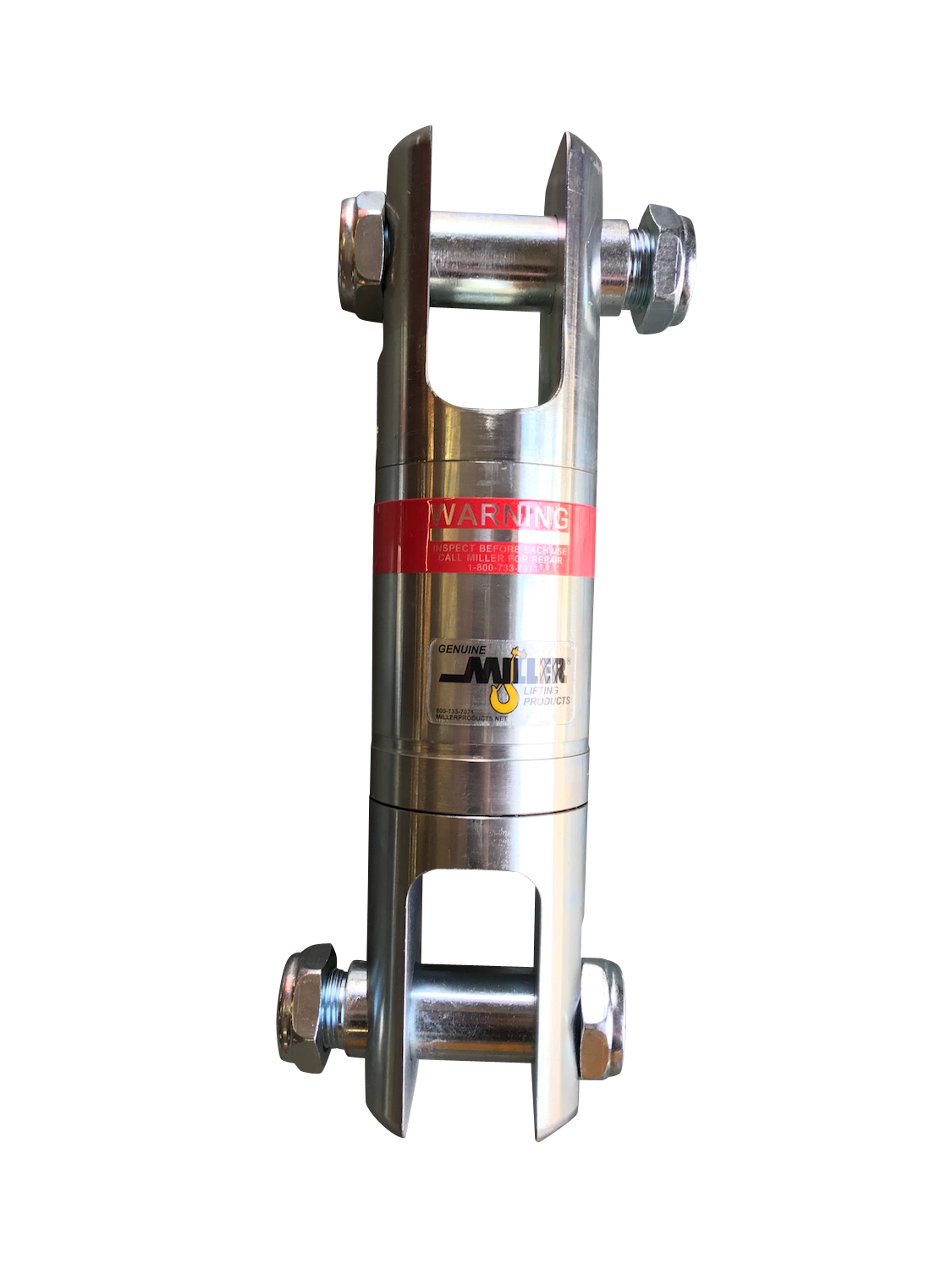 Miller Angular Contact Ball Bearing Swivel Model BB-111 Jaw to Jaw WLL 0.75 tons