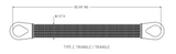 14,000# WLL VERTICAL & CHOKER TRI-TRI WIRE MESH SLING 12X3' (WMTT12-3)