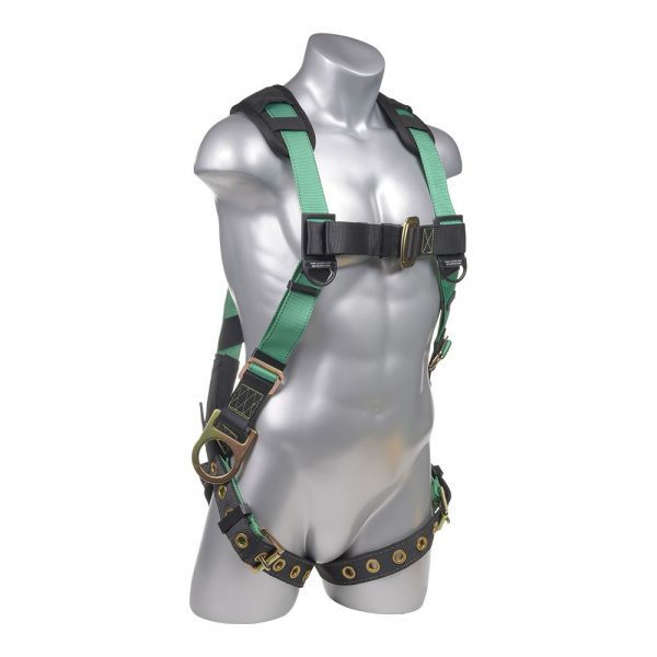 FULL BODY HARNESS Green Top, Black Heavy Duty Bottom with 5 point adjustment (H212100161)