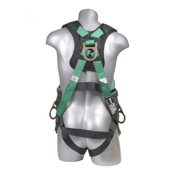 FULL BODY HARNESS Green Top, Black Heavy Duty Bottom with 5 point adjustment (H212100161)