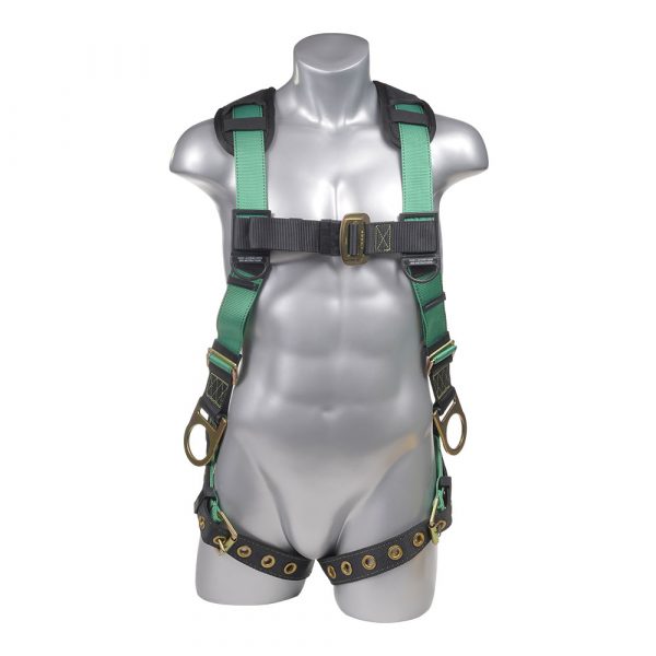 FULL BODY HARNESS Green Top, Black Heavy Duty Bottom with 5 point adjustment (H212100161)