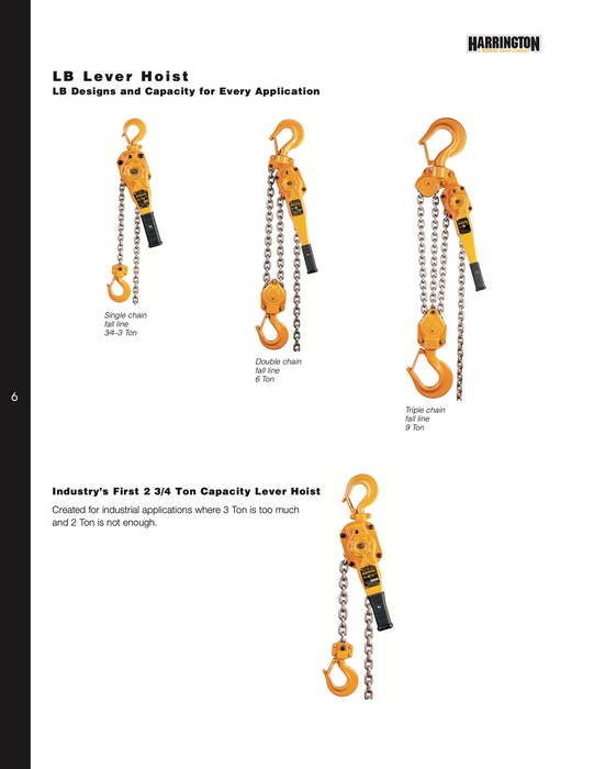 Harrington LB Lever Hoist